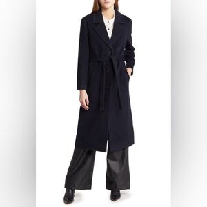 & Other Stories Black Belted Coat
